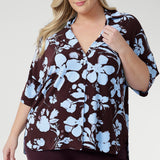 Leo Shacket in Plum Dispersia