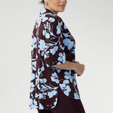 Leo Shacket in Plum Dispersia