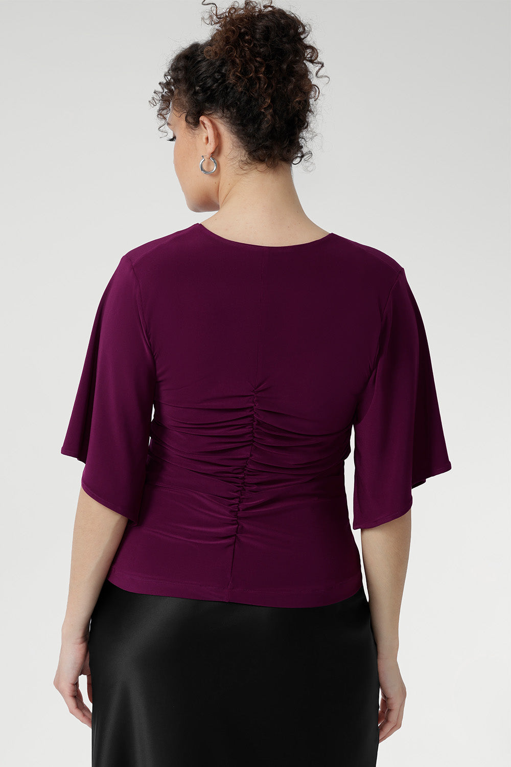 Designed with subtle bust darts for enhanced fit and a clean straight hemline for a polished silhouette, the Luna Top is a versatile staple for any work-to-weekend wardrobe.