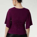 Designed with subtle bust darts for enhanced fit and a clean straight hemline for a polished silhouette, the Luna Top is a versatile staple for any work-to-weekend wardrobe.