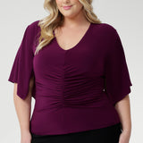 Designed with subtle bust darts for enhanced fit and a clean straight hemline for a polished silhouette, the Luna Top is a versatile staple for any work-to-weekend wardrobe. Proudly designed and made in Australia, this piece combines quality craftsmanship with timeless style.