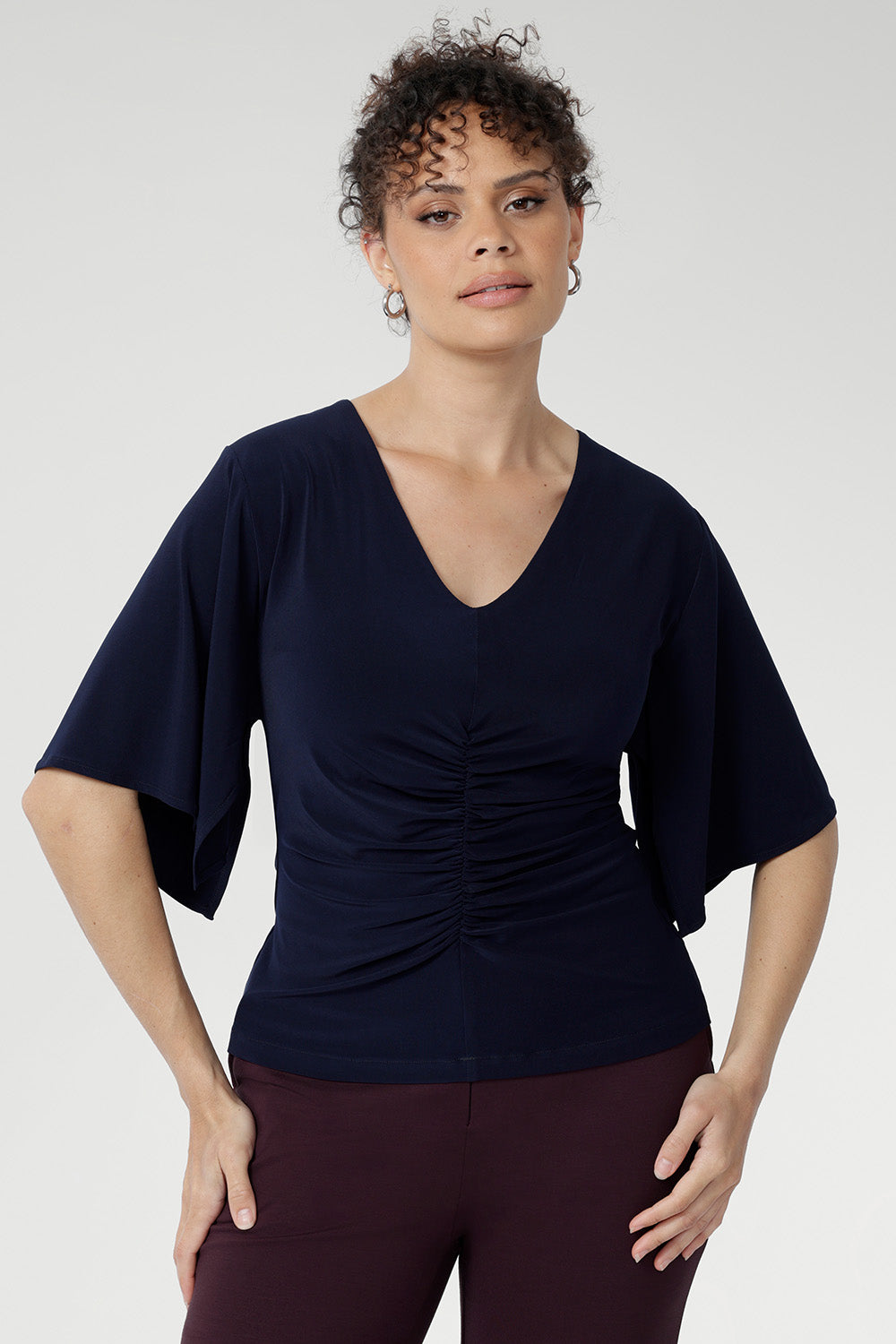 Luna Top in Navy