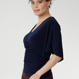 Luna Top in Navy