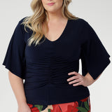 Luna Top in Navy