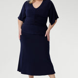 Luna Top in Navy