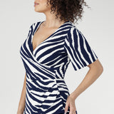 Lyle Top in Navy Ripple