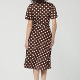 Maggie Dress in Choc Spot