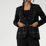 Whether worn as a full suit or styled individually, this collection delivers elevated style with the ease of ponte fabric will have you ready to carry you confidently from desk to dinner.