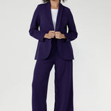 Merit Blazer in Purple