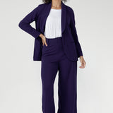 Merit Blazer in Purple
