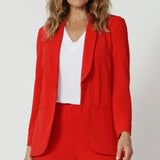 Merit Blazer in Tangerine