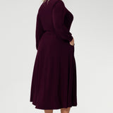 With dress length options of a midi or maxi hemline. Offered in three beautiful colours  black, claret, or the petal. Available exclusively via pre-order and made to order just for you in sizes 8-24.