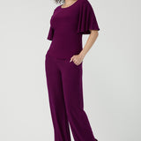 Monroe Pant in Magenta