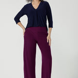 Monroe Pant in Magenta