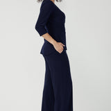 Monroe Pant in Navy