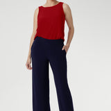 Monroe Pant in Navy