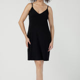 Myah Reversible Mini Slip in Black