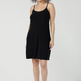 Myah Reversible Mini Slip in Black