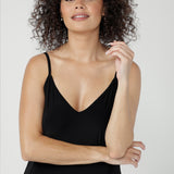 Myah Reversible Mini Slip in Black