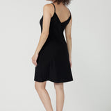 Myah Reversible Mini Slip in Black