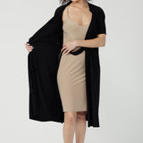 Myah Reversible Mini Slip in Latte