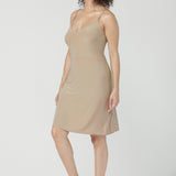 Myah Reversible Mini Slip in Latte