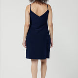 Myah Reversible Mini Slip in Navy