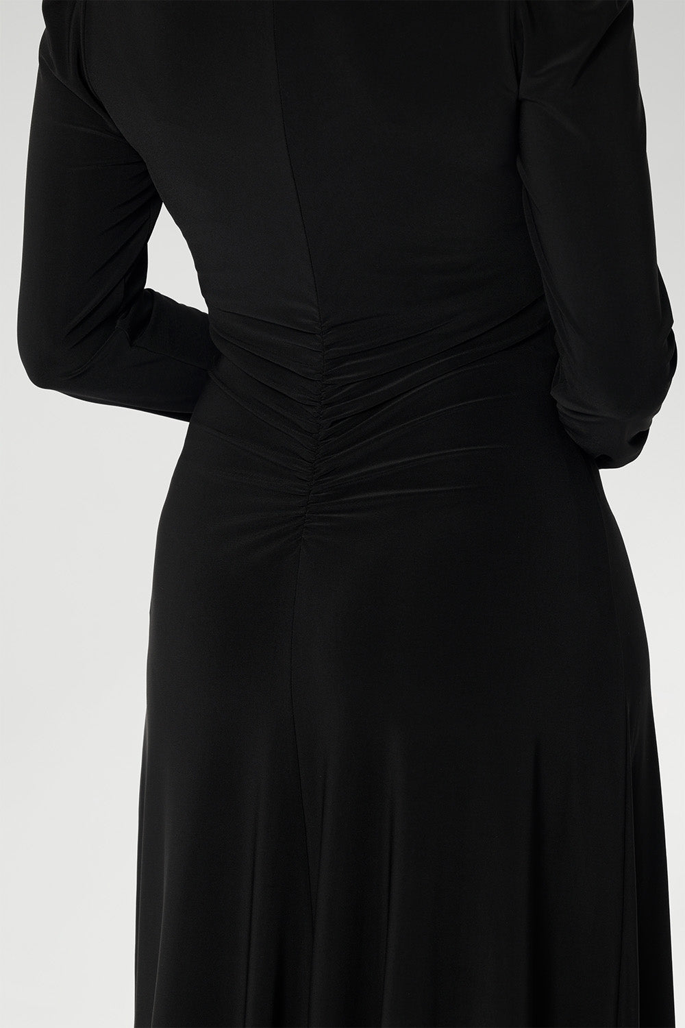 The Nadine Dress is a sophisticated staple, proudly designed and made in Australia from our signature black dry-touch stretch jersey. This timeless piece features a soft A-line silhouette that enhances the figure.