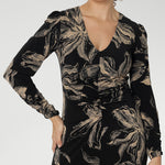 The Nadine Dress transitions seamlessly from season to season—perfect for layering in cooler weather or wearing solo for timeless, all-season appeal. Available in sizes 8–24. Can easily be paired with a L+F separates Jacket 