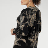 Elevate your wardrobe with the Paeton Top, a timeless piece from our luxe separates collection, available in inclusive sizes 8–24. Proudly designed and made in Australia, this top is crafted from premium black dry-touch stretch jersey for all-day comfort and a flattering, relaxed silhouette that drapes effortlessly on the body. 