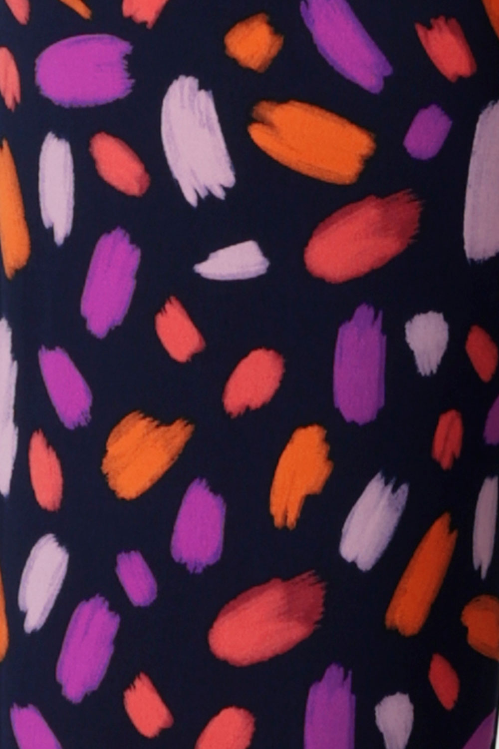 Palette fabric on a navy base. Palette print with vibrant shades of pink. Made in Australia for women. 