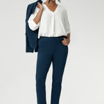 The Paxton Pant is a pull-on style designed for the woman on the go. It pairs effortlessly with L+F separates and the Garcia Jacket for a coordinated, polished look.
