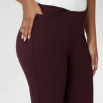 Crafted from dry-touch Ponte jersey base that provides firm stretch. Paxton is a mid rise, pull-on style, straight leg pant with pockets and available in 3 lengths. Proudly made in Australia in sizes 8-24.