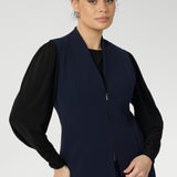 Pennyworth Vest in Navy