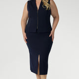 Pennyworth Vest in Navy