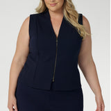 Pennyworth Vest in Navy