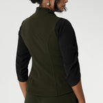 The Pennyworth Vest is crafted to offer endless styling options, thanks to its double-ended zip, allowing for versatile wear. Elevate your style with this chic and functional addition to your closet. Made from a luxurious Scuba Crepe Jersey fabric, it provides a soft, textured feel with comfortable stretch.