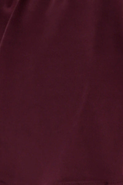 Plum slinky jersey fabric material. Made in Australia for women size 8 - 24.