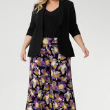 Make a bold style statement with the Presley Pant—a striking blend of comfort, drama, and effortless sophistication. Crafted from our signature dry-touch stretch jersey, these full-length pants feature an extreme flare leg that brings runway-worthy movement to your everyday or event-ready wardrobe.