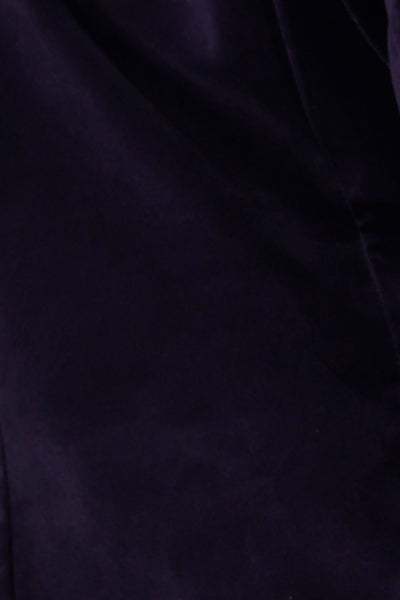 Purple Velveteen Fabric made in Australia for women size 8- 24.