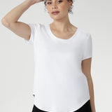 Sawyer Top in White Bamboo