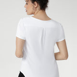 Sawyer Top in White Bamboo