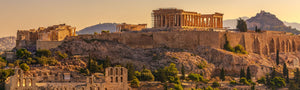 Scenic view of Athens, Greece, as visited by L&F customer, Susan on her trip to Europe where she showcase how L&F works well for a long haul, capsule travel wardrobe.