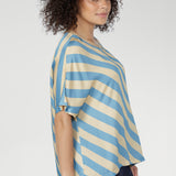 Featuring a clean round neckline with a soft bound finish, the Scout Tee delivers comfort with a polished edge. The grown-on sleeves create an easy, flattering shape that feels relaxed yet considered.