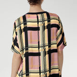 Scout Tee in Pastel Plaid