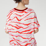 Scout Tee in Pink Tang