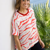 Crafted from premium Italian viscose, the Scout Tee in Pink Tang is a lightweight essential made for effortless everyday wear. 