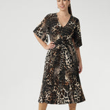 Selina Dress in Panthera