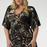 Selina Dress in Panthera