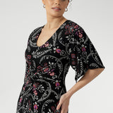 Selina Dress in Subtle Paisley